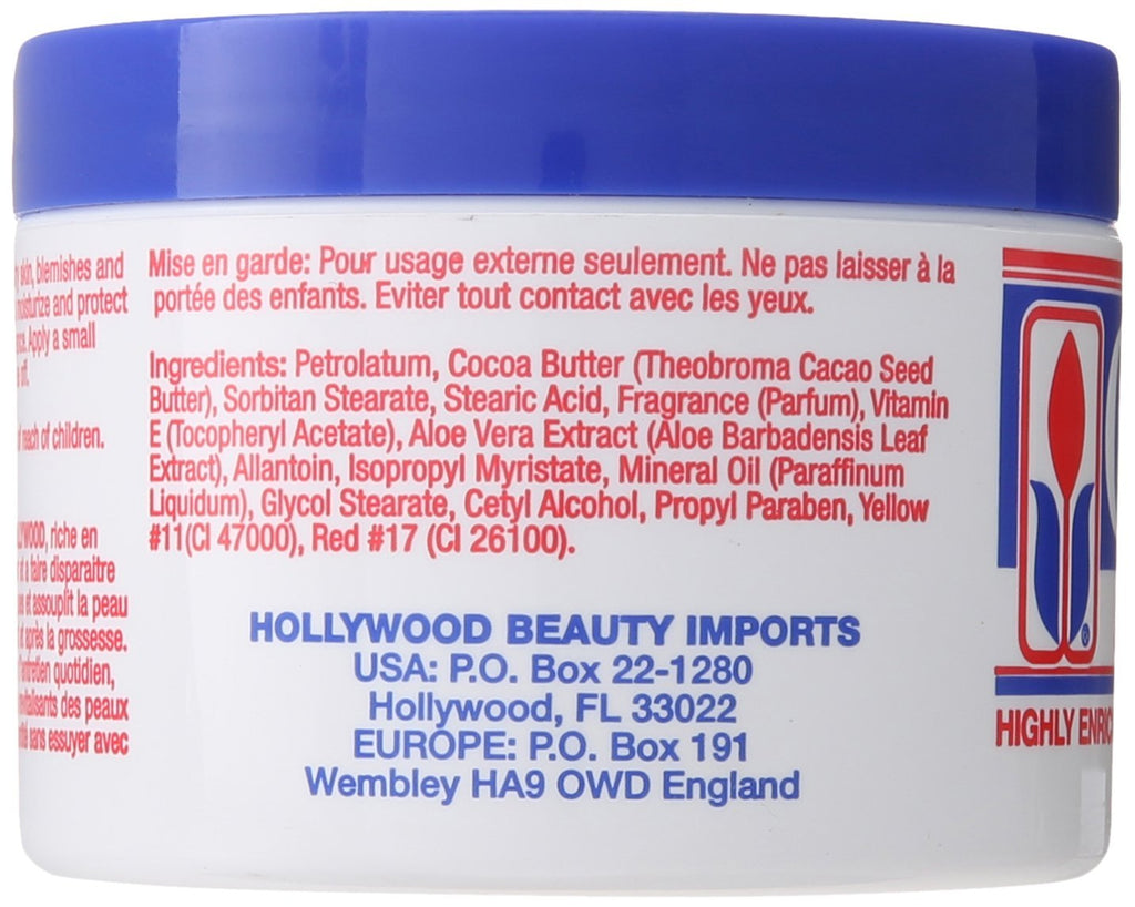 Hollywood Beauty Cocoa Butter Skin Creme 7.5 oz Pack of 5 – Rich Hydration