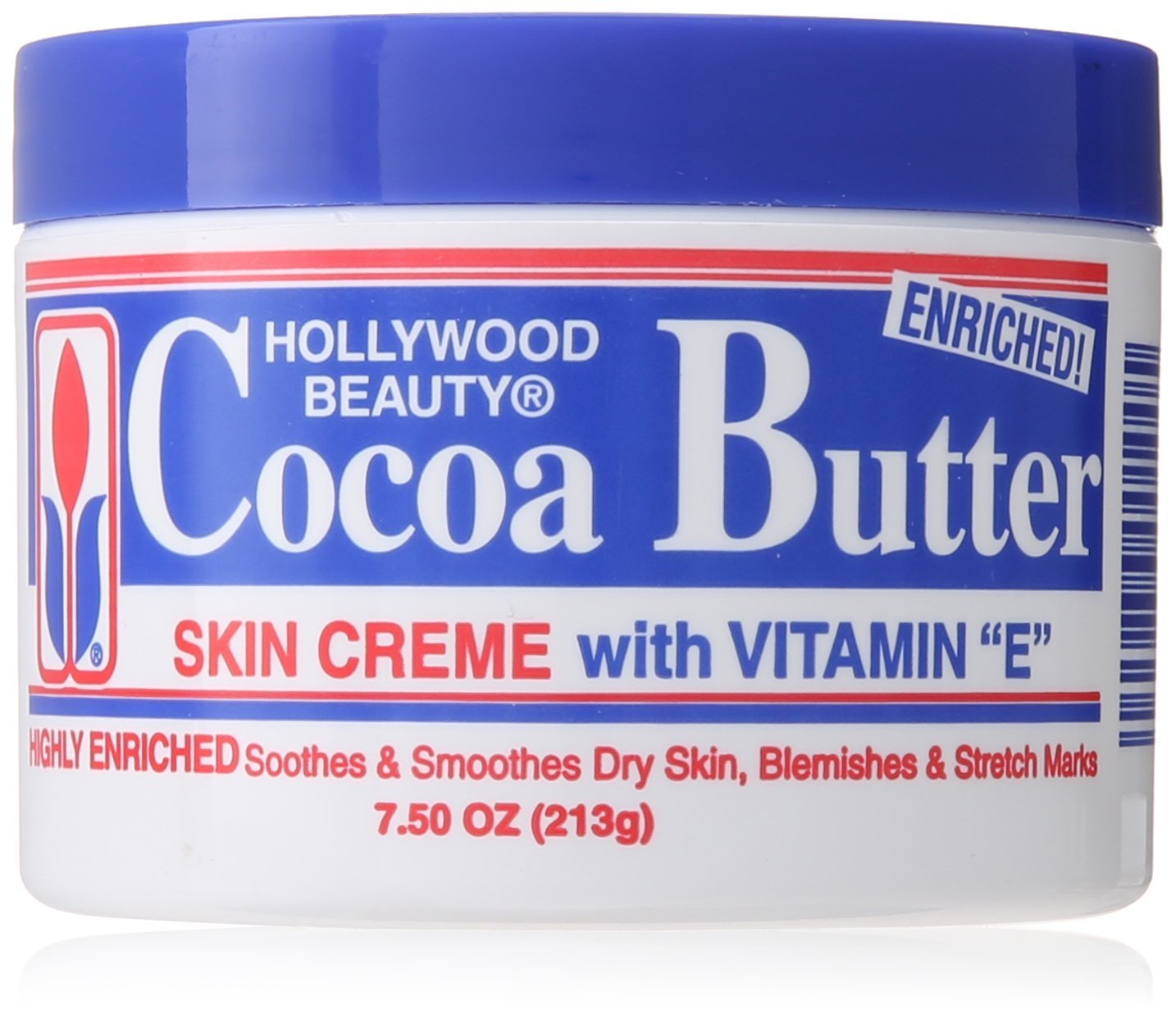 Hollywood Beauty Cocoa Butter Skin Creme 7.5 oz Pack of 5 – Rich Hydration