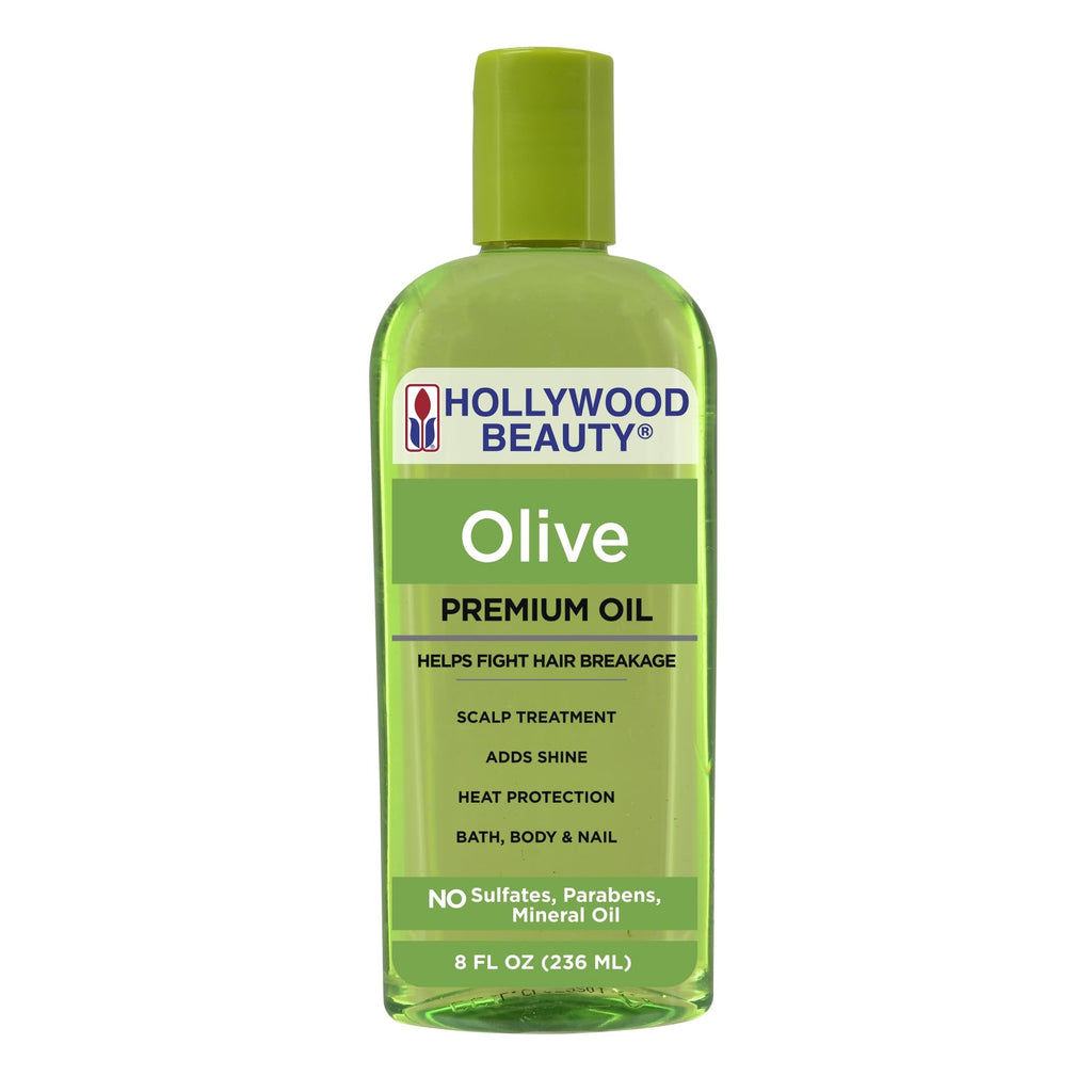 Hollywood Beauty Olive Oil Scalp Treatment - 8 oz (Pack of 2)