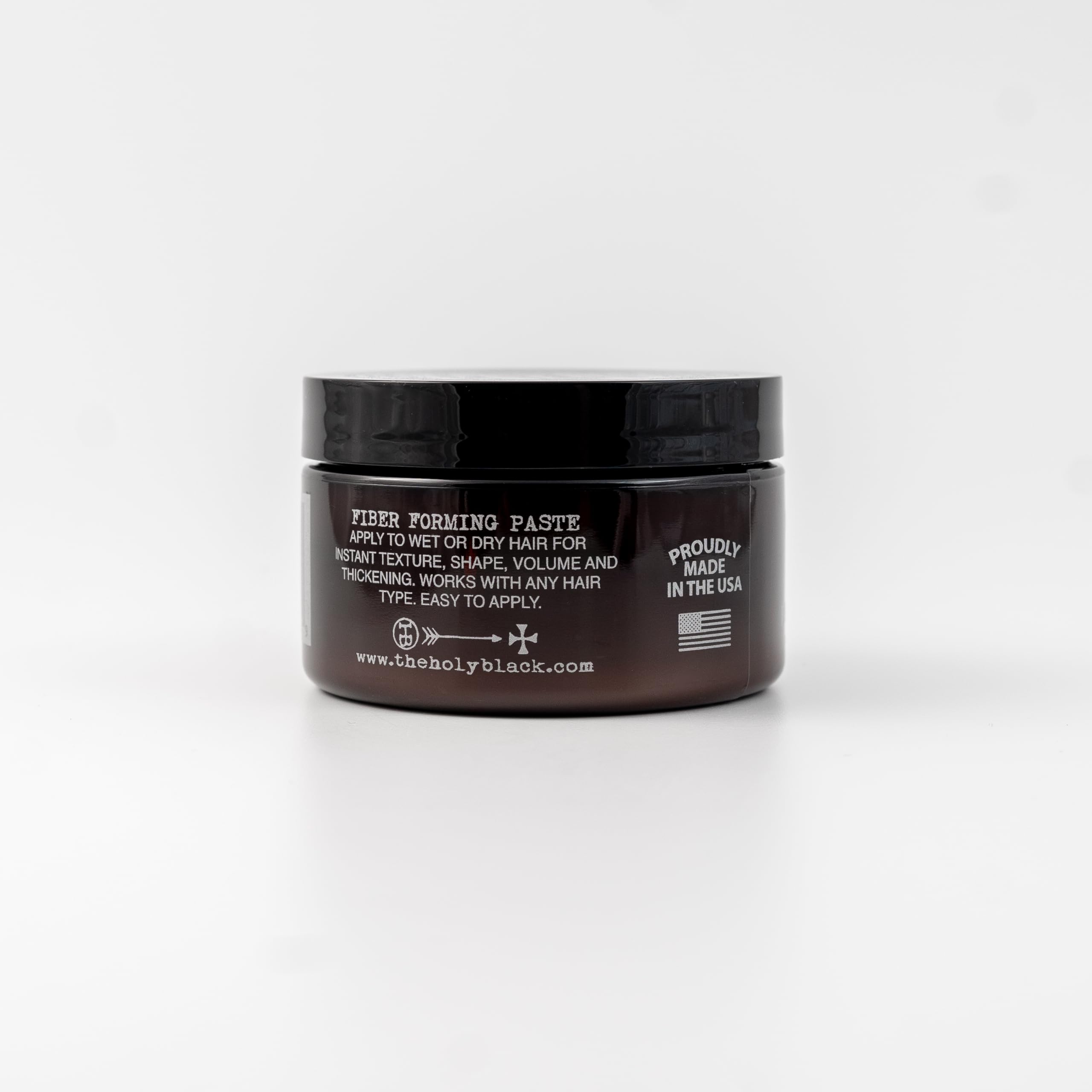 HOLY BLACK Fiber Forming Paste 4 Oz – Instant Texture, Volume & Shape