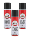 HOMBRE Red Deodorant Body Spray Classic for Men 5.5oz-156g (3 Pack) - Long-Lasting Odor Protection