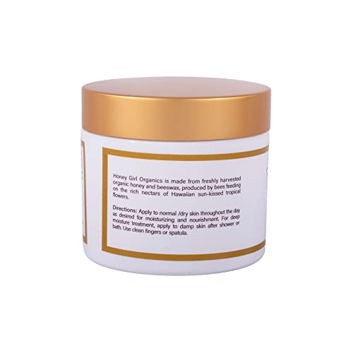 Honey Girl Organics Body Creme | Handmade Hawaii Moisturizing Cream, 4.0 fl oz