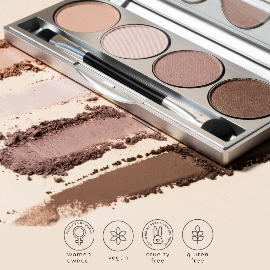 Honeybee Gardens Nirvana Matte White Pressed Eye Shadow Refill — Long-Wearing Mineral Color