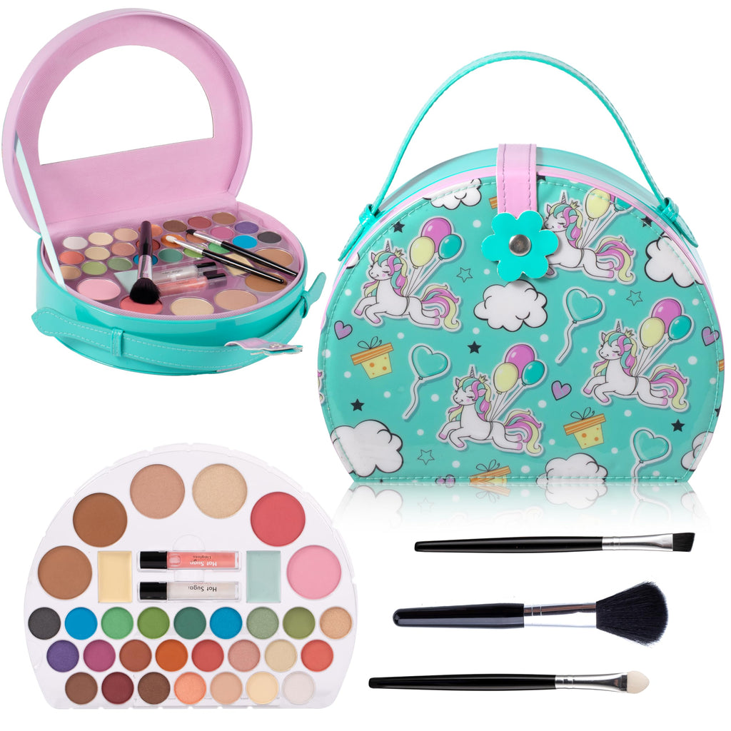 Hot Sugar Kids Makeup Kit – Unicorn Gift for Girls (Green)