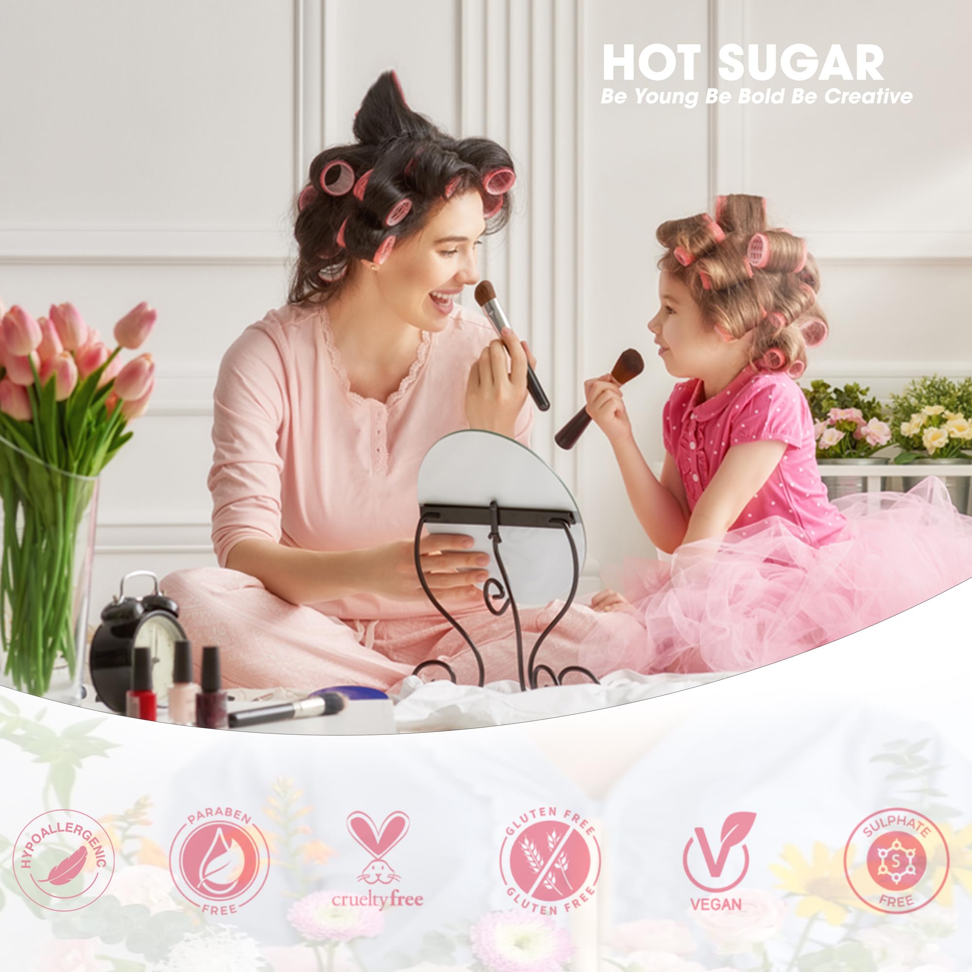 Hot Sugar Makeup Kit for Kids – Beginner 40-Piece Set in Unicorn Aluminum Box