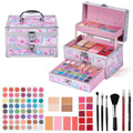 Hot Sugar Makeup Kit for Teens with Unicorn Train Case – Portable Gift Set