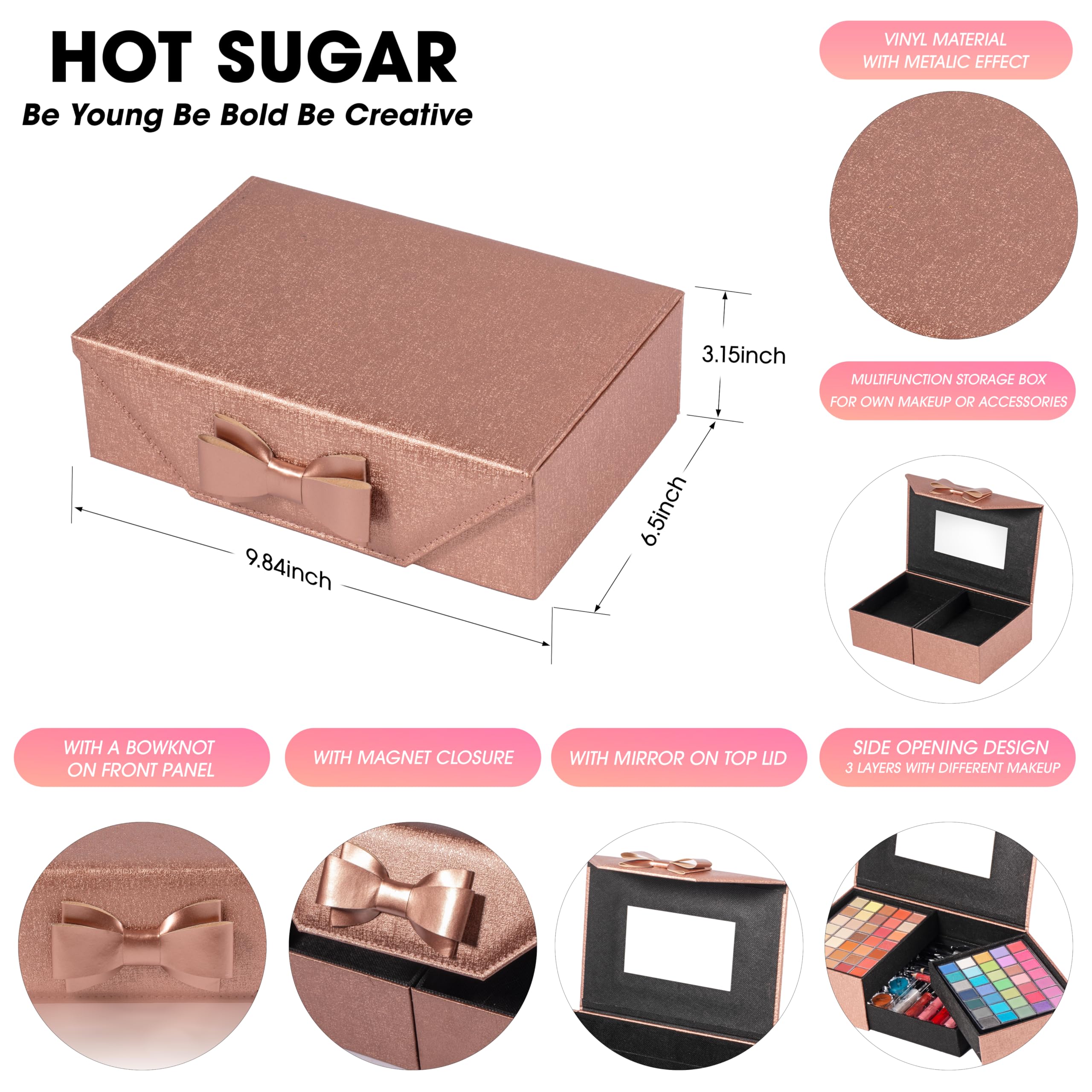 Hot Sugar Girls Makeup Kit for Teens & Beginners | Full Bronze Makeup Set