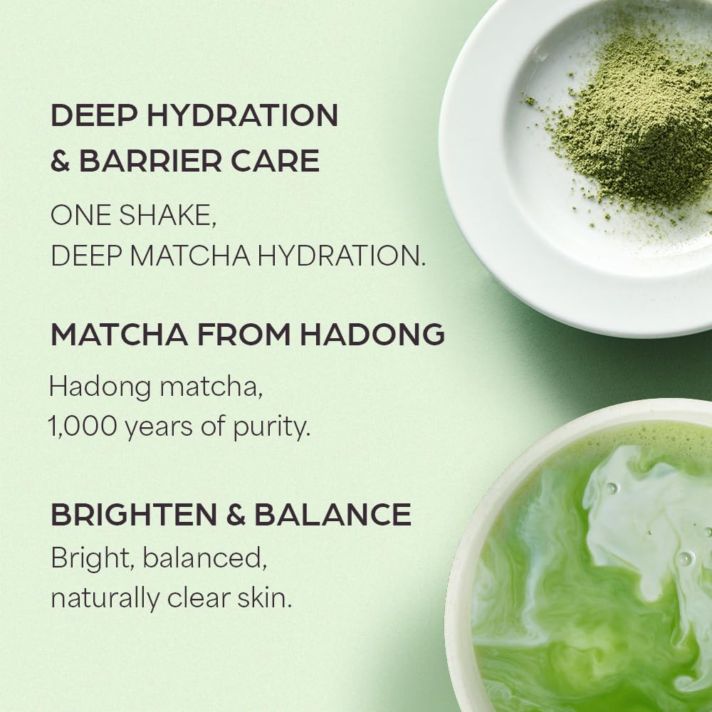 House of Hur Phyto Brew Matcha Ampoule — Lightweight Hydration & Dewy Glow (50 ml / 1.69 fl oz)