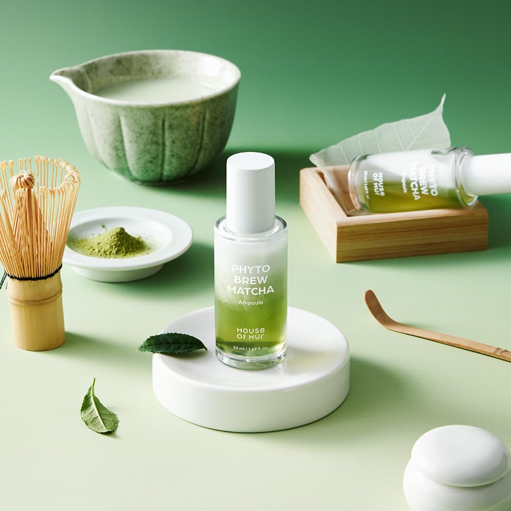 House of Hur Phyto Brew Matcha Ampoule — Lightweight Hydration & Dewy Glow (50 ml / 1.69 fl oz)