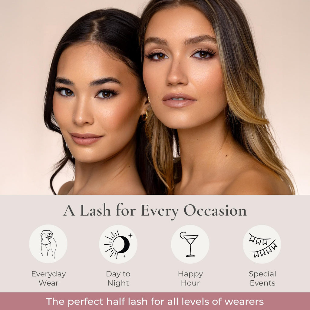 House of Lashes Iconic Lite Demi – Lightweight Faux Mink Llashes for Bold Cat-Eye