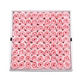 HOUSWEETY 81Pcs Bath Soap Rose Petals Bouquet – Floral Scented Rose Flower Gift Set