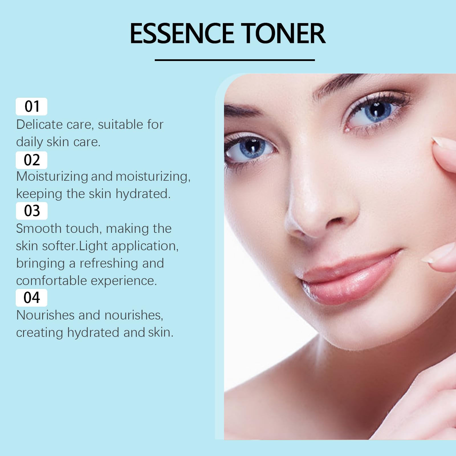 HOYGI Toner for Face – Hydrating, Soothing Toner for All Skin Types | 4 Fl Oz Glass Bottle