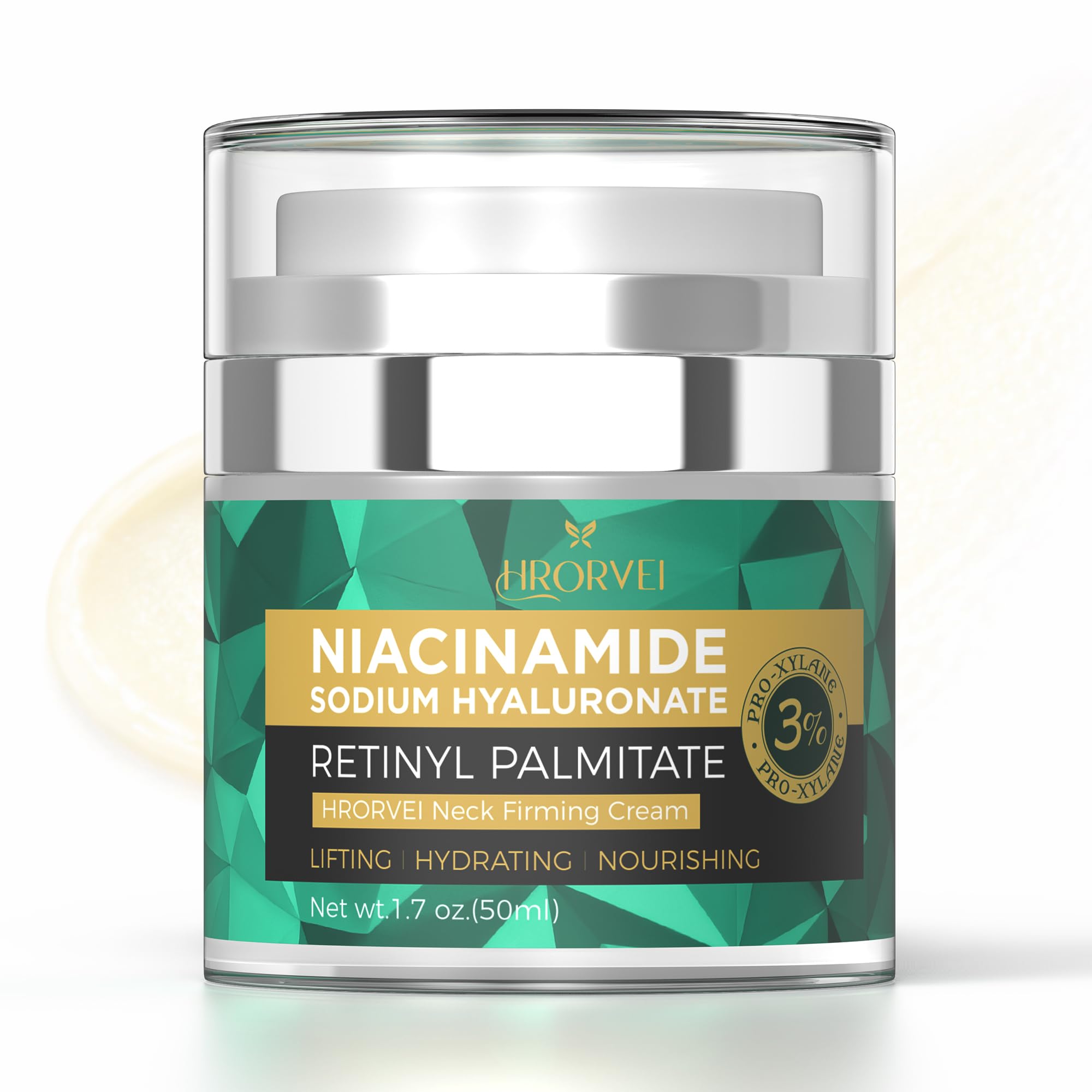 Hrorvei Neck Cream: Retinol, Collagen & Hyaluronic Acid Overnight Firming