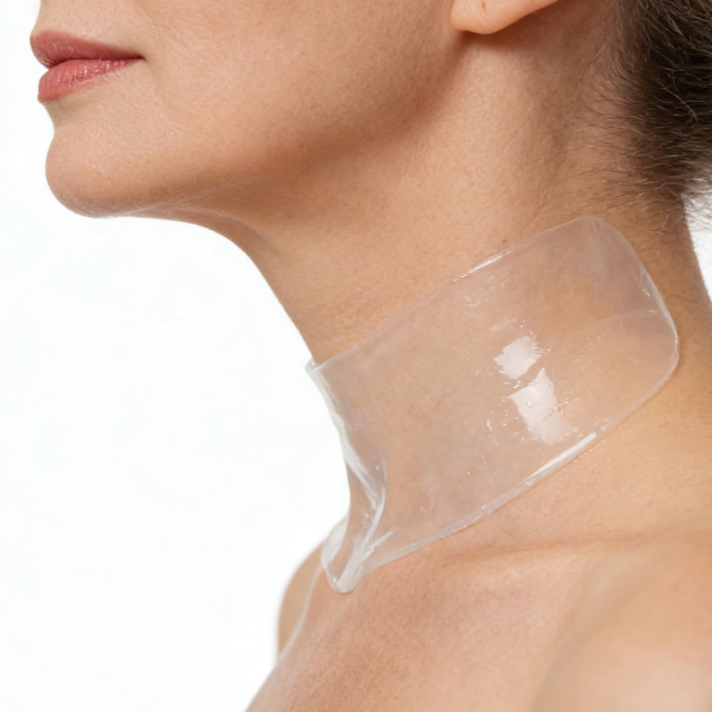HUAFA Silicone Neck Wrinkle Patches – 3 Pack Reusable Medical-Grade Anti-Aging Pads