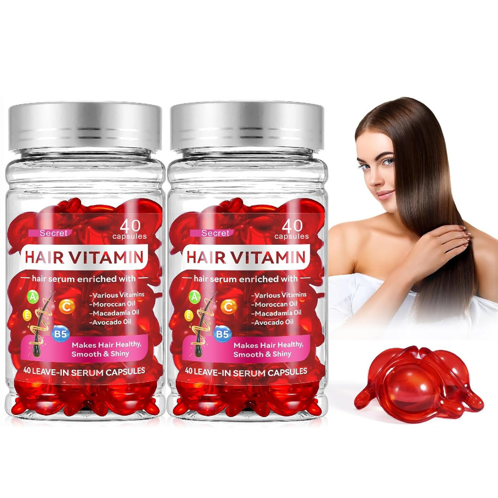 HuaQing 2-Box Hair Treatment Serum Oil Capsules – Macadamia & Avocado Oils