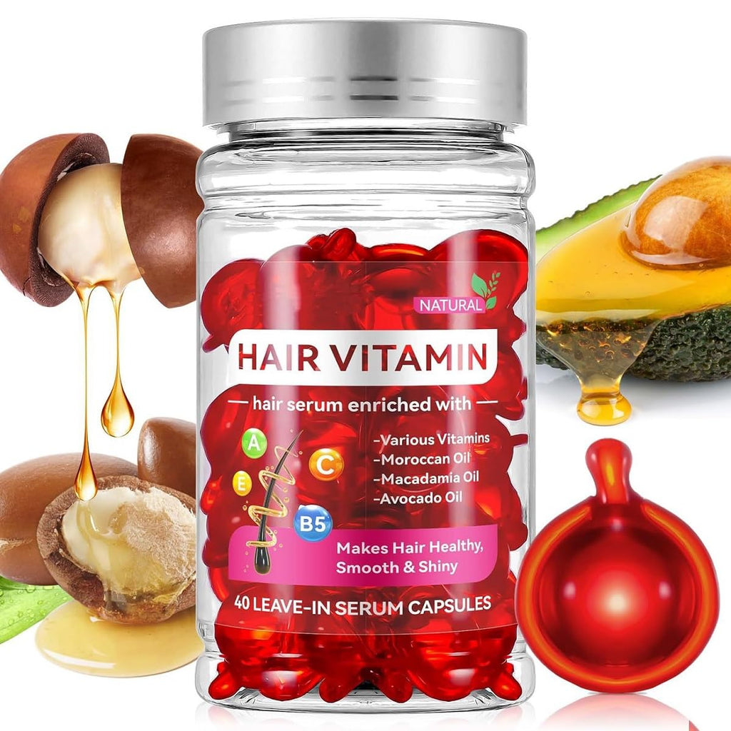 HuaQing 2-Box Hair Treatment Serum Oil Capsules – Macadamia & Avocado Oils