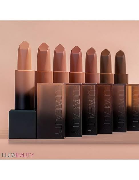HUDA BEAUTY Power Bullet Cream Glow Hydrating Lipstick Rajah | Creamy Color + Radiant Shine
