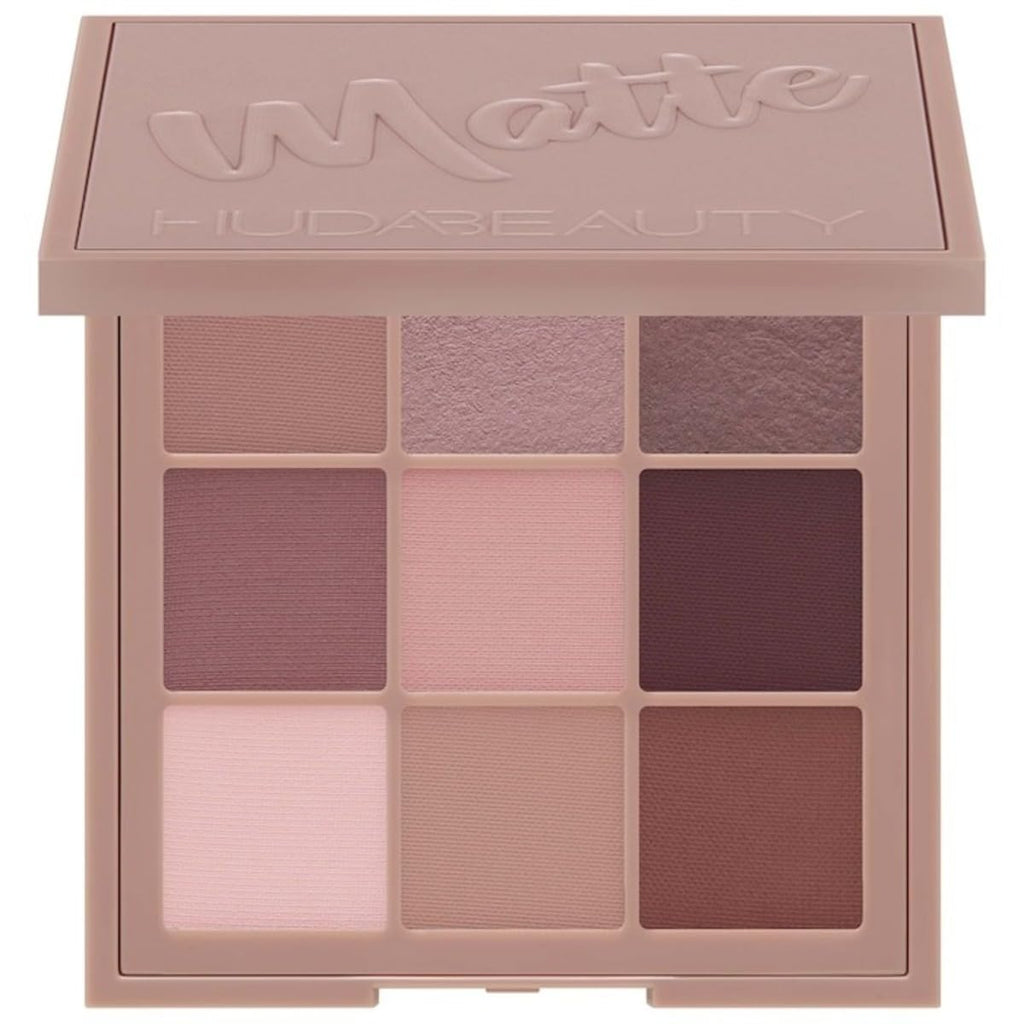 Huda Beauty Matte Obsessions: Cool Matte Eyeshadow Palette – Velvety, Travel-Ready Shades