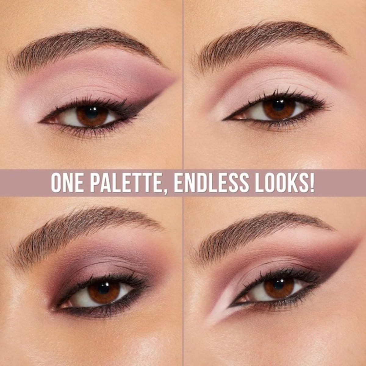 Huda Beauty Matte Obsessions: Cool Matte Eyeshadow Palette – Velvety, Travel-Ready Shades