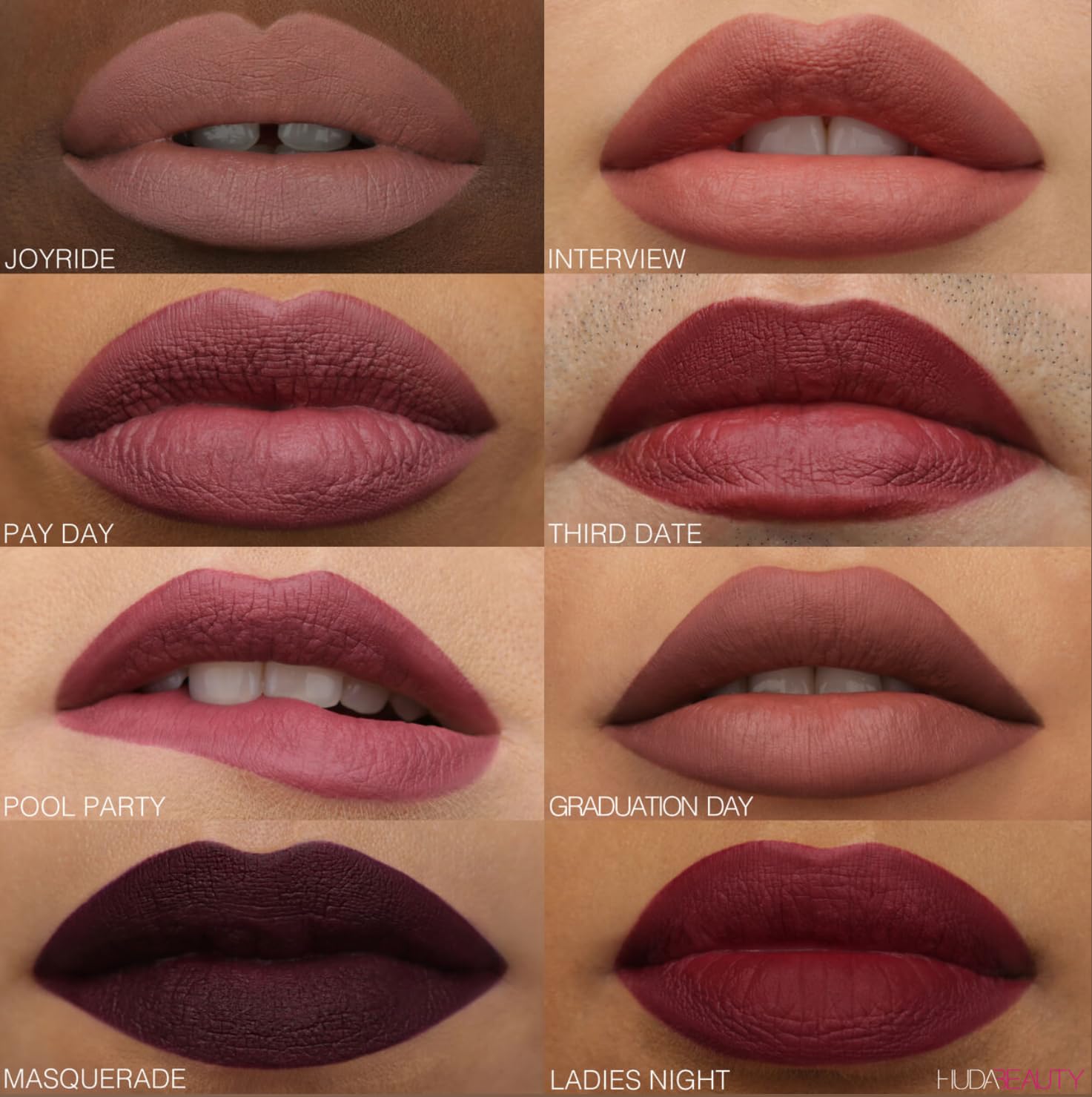 HUDA BEAUTY Power Bullet Matte Lipstick - Throwback Collection Girls Trip