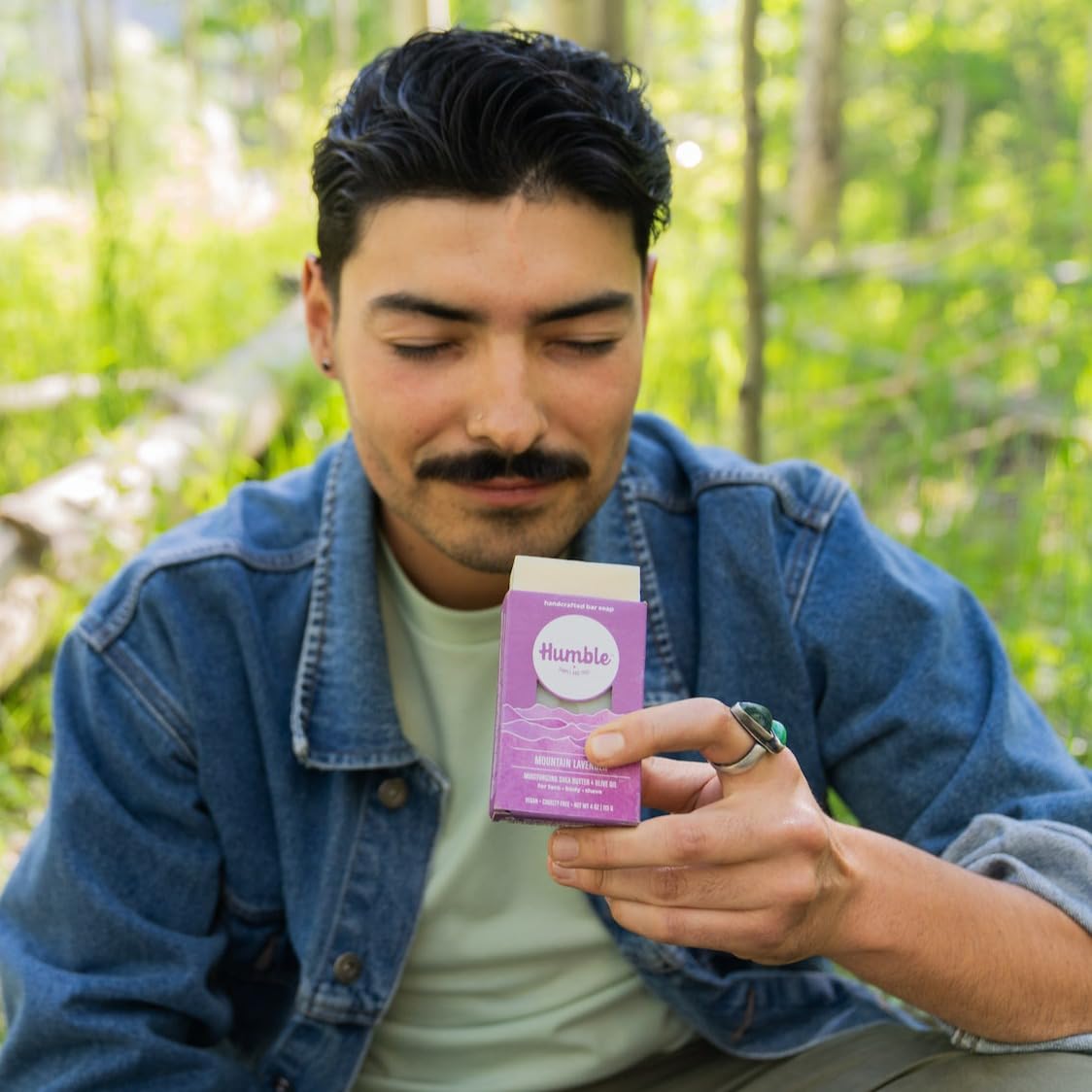 Humble Brands Mountain Lavender Handcrafted Soap – 3 Pack, Cold-Process, Cruelty-Free, Organic