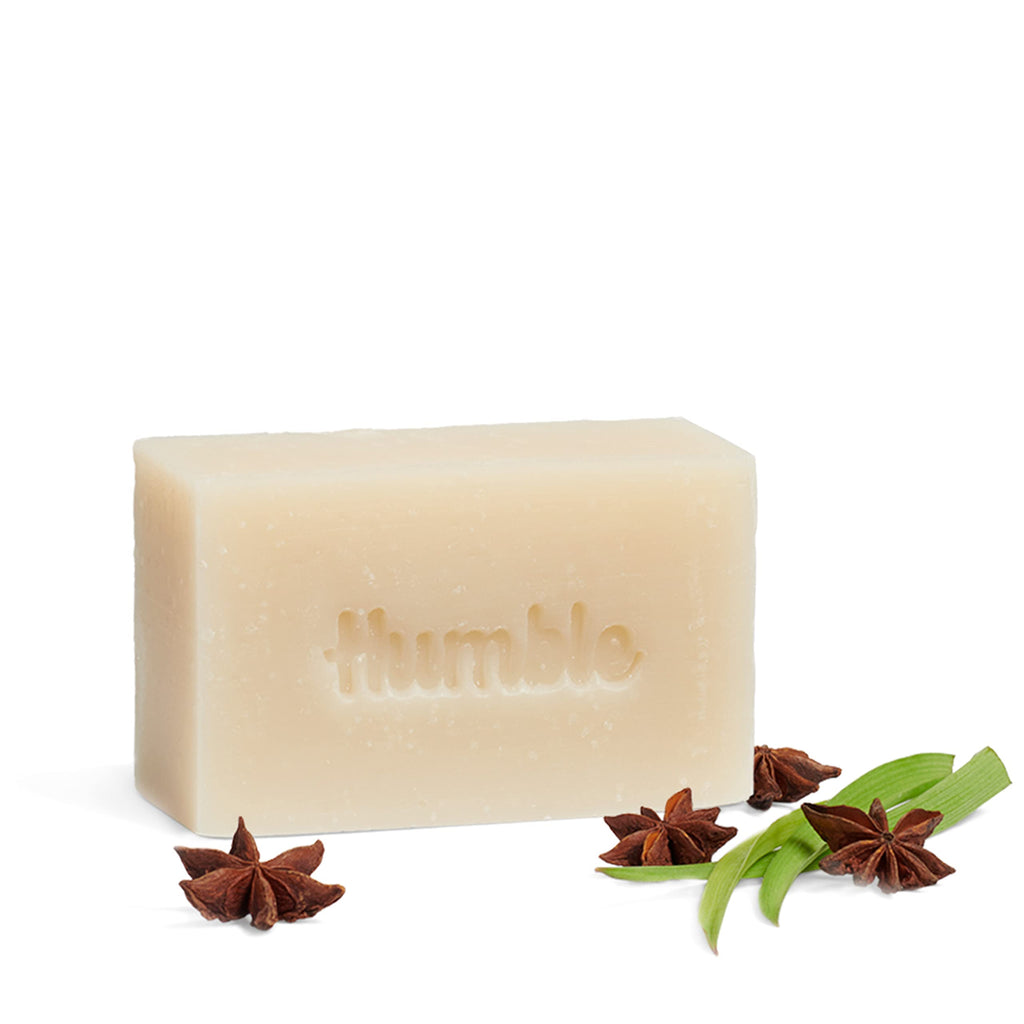 HUMBLE BRANDS Handcrafted Cold Process Soap – Star Anise & Palmarosa, 3 Pack