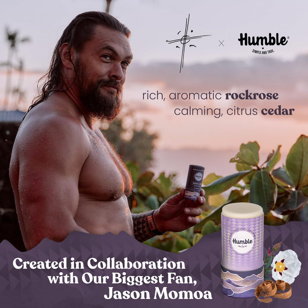 Humble Rockrose & Cedar Deodorant 3 Pack | Aluminum-Free, Plastic-Free