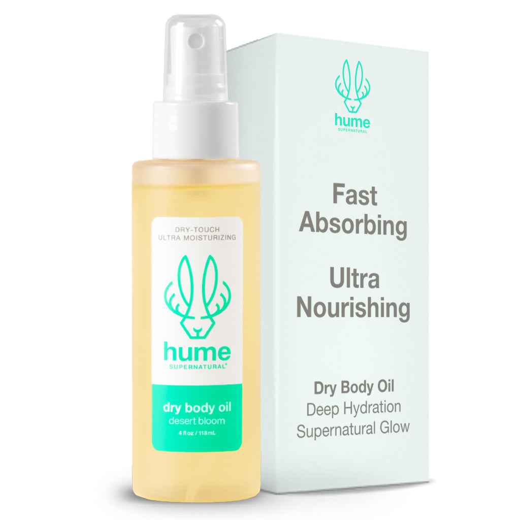 HUME SUPERNATURAL Dry Body Oil Spray – Non-Toxic, Fast-Absorbing Moisturizing Mist