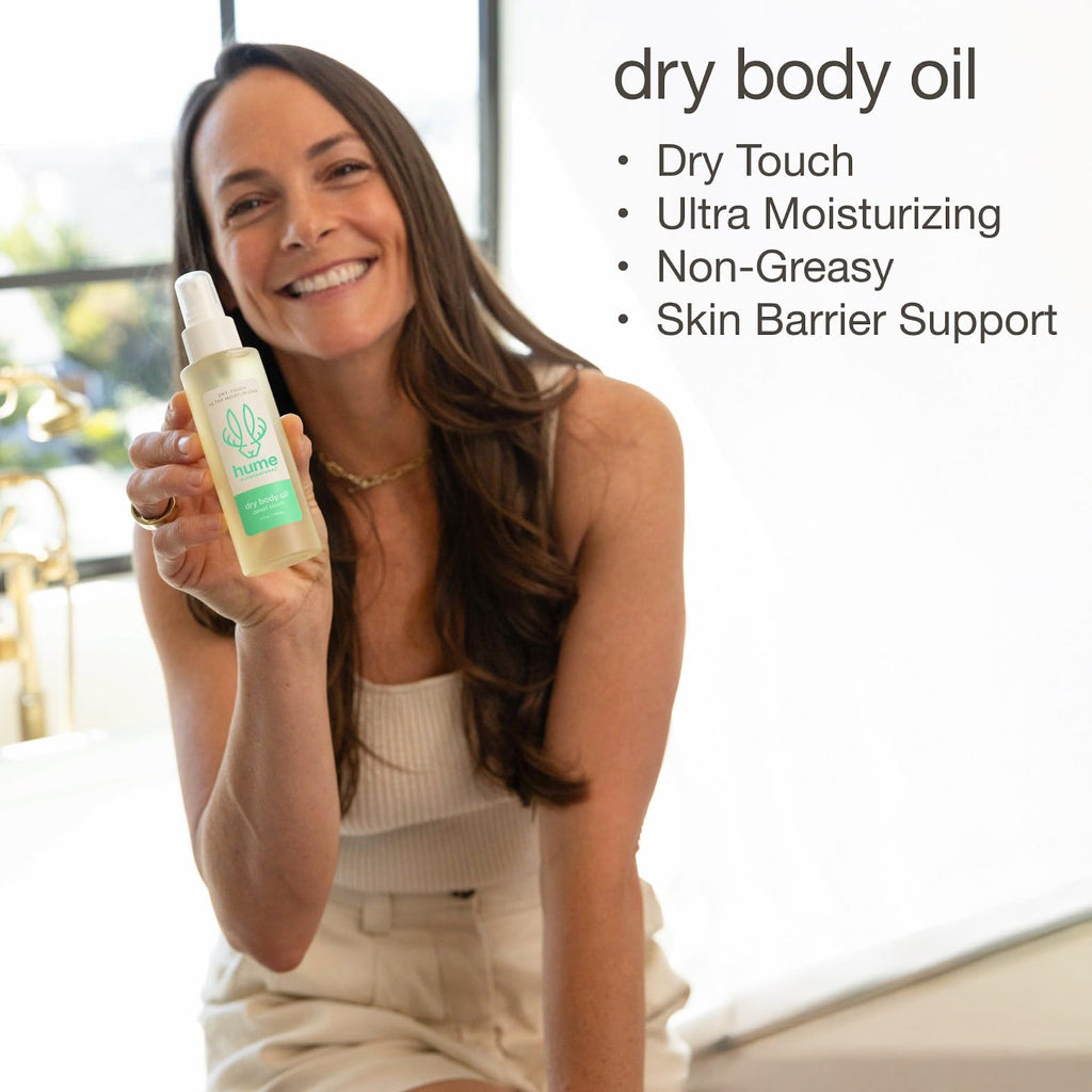 HUME SUPERNATURAL Dry Body Oil Spray – Non-Toxic, Fast-Absorbing Moisturizing Mist