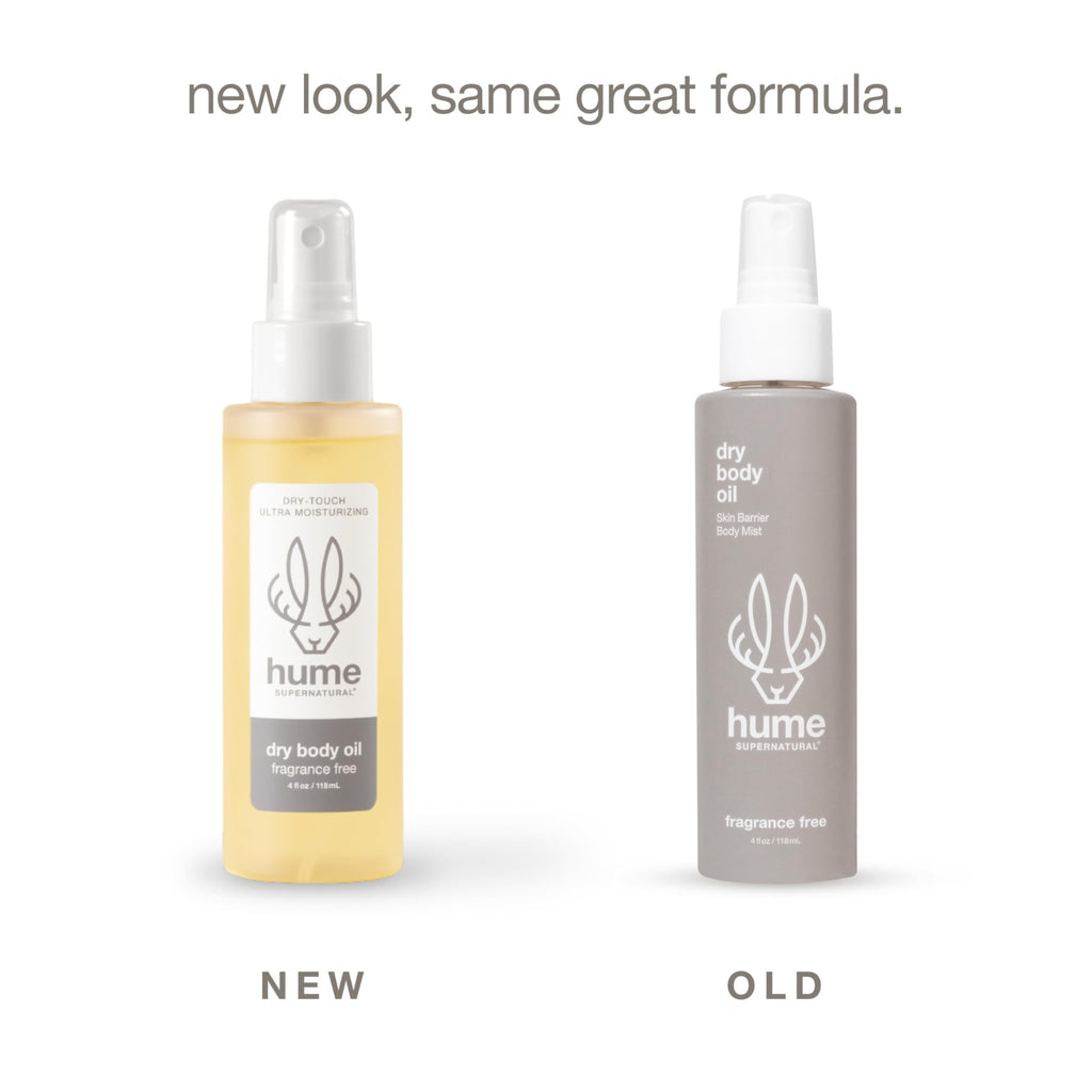 HUME SUPERNATURAL Dry Body Oil Spray – Non-Toxic, Fast-Absorbing Moisturizing Mist