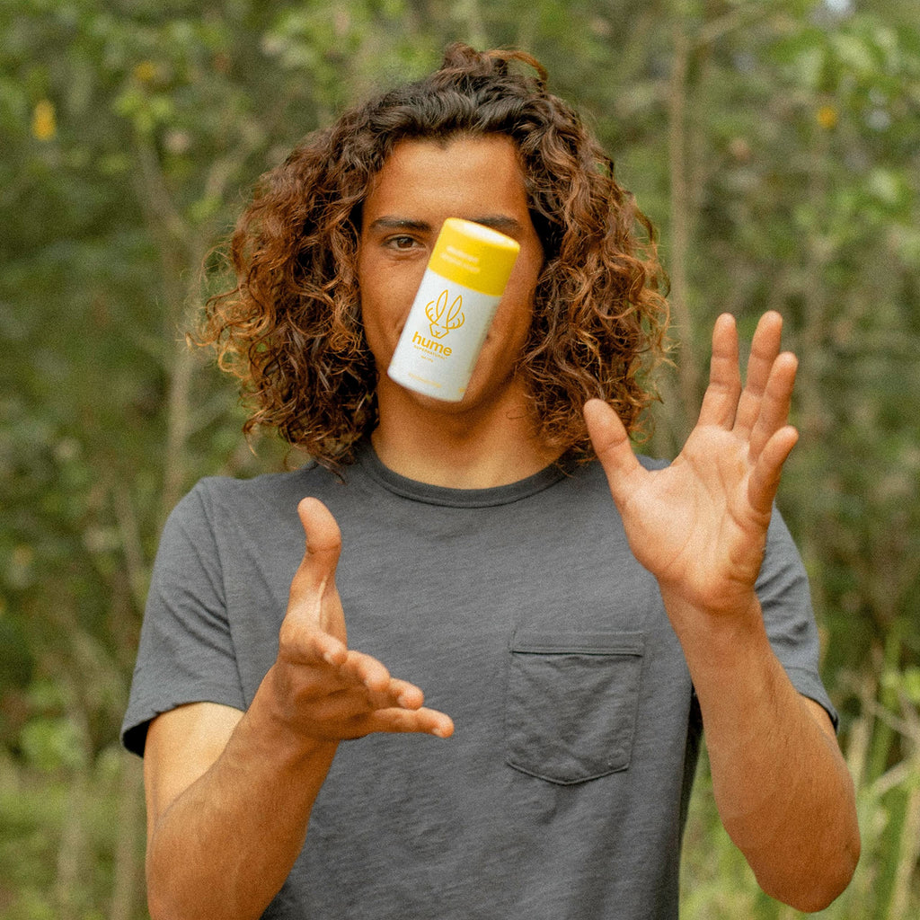 Hume Supernatural Aluminum Free Deodorant - Probiotic, Plant-Based, Coconut Coast 3-Pack