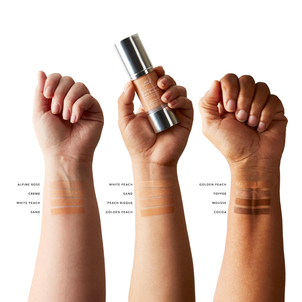 100% PURE Fruit Pigmented Foundation Alpine Rose – Full Coverage Matte (1 Fl Oz)
