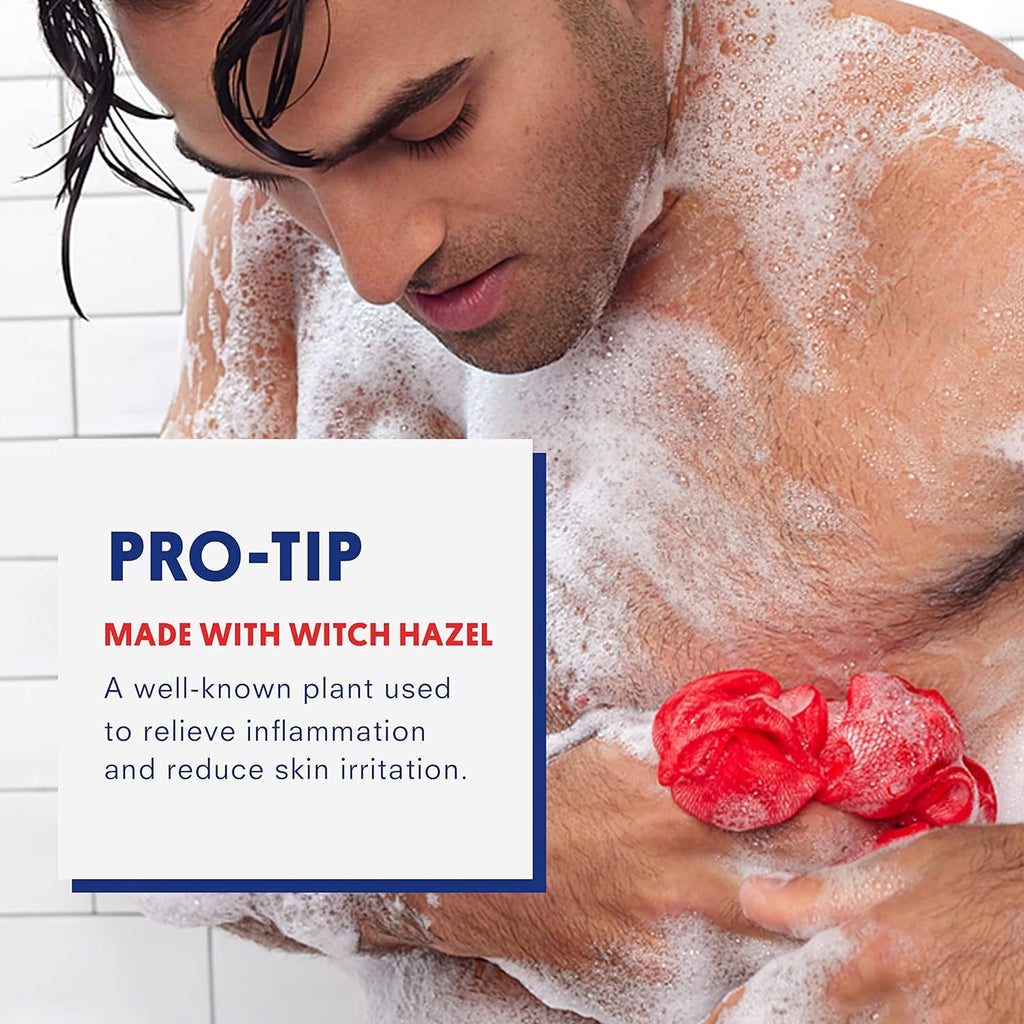 Huron Men’s Moisturizing Body Wash – Coconut Oil, Vitamin E, Witch Hazel, Sea Salt (30.3 oz) – Vegan & Cruelty-Free