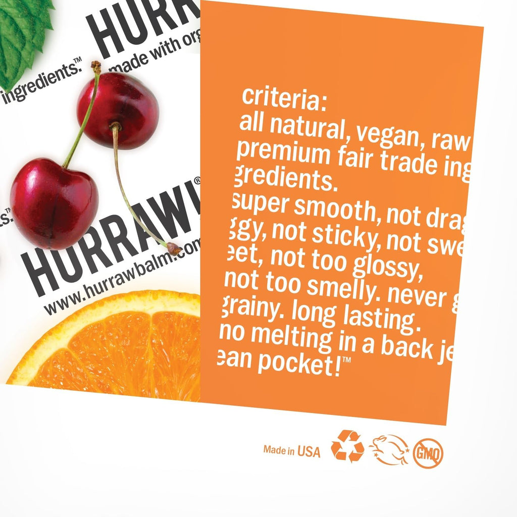 Hurraw! Coconut Lip Balm – 2 Pack | Organic, Vegan, Cruelty-Free, Gluten Free | Made in USA