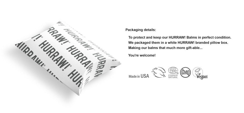 Hurraw! Lip Balms Staff Favorites 6-Pack – Organic, Vegan, All-Natural (Made in USA)