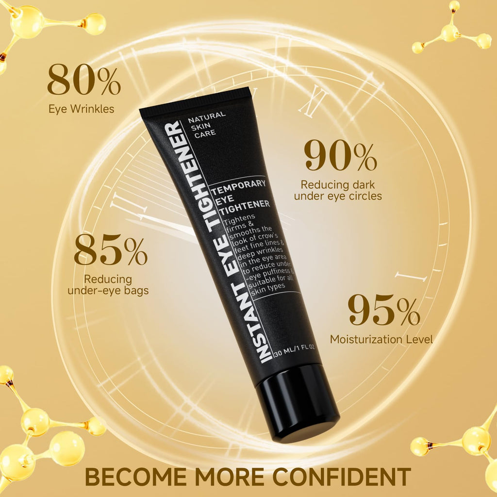 HUSPUR Instant Eye Tightener – Visibly Reduce Under-Eye Wrinkles & Puffiness (1.0 oz)