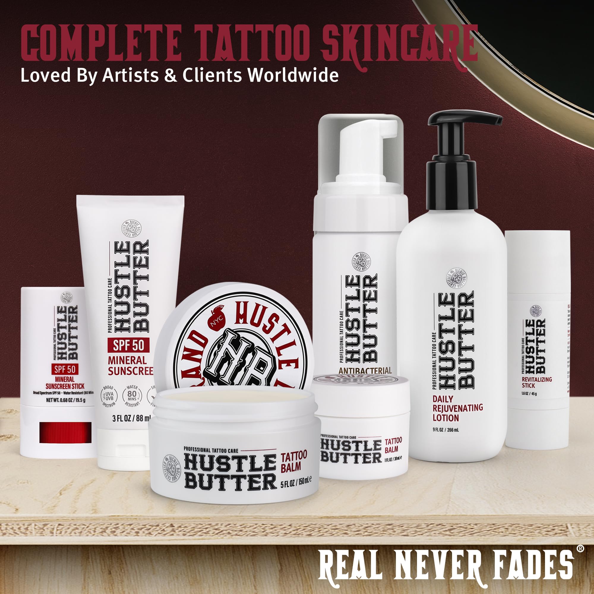 Hustle Butter Deluxe Tattoo SPF 50 Aftercare Stick