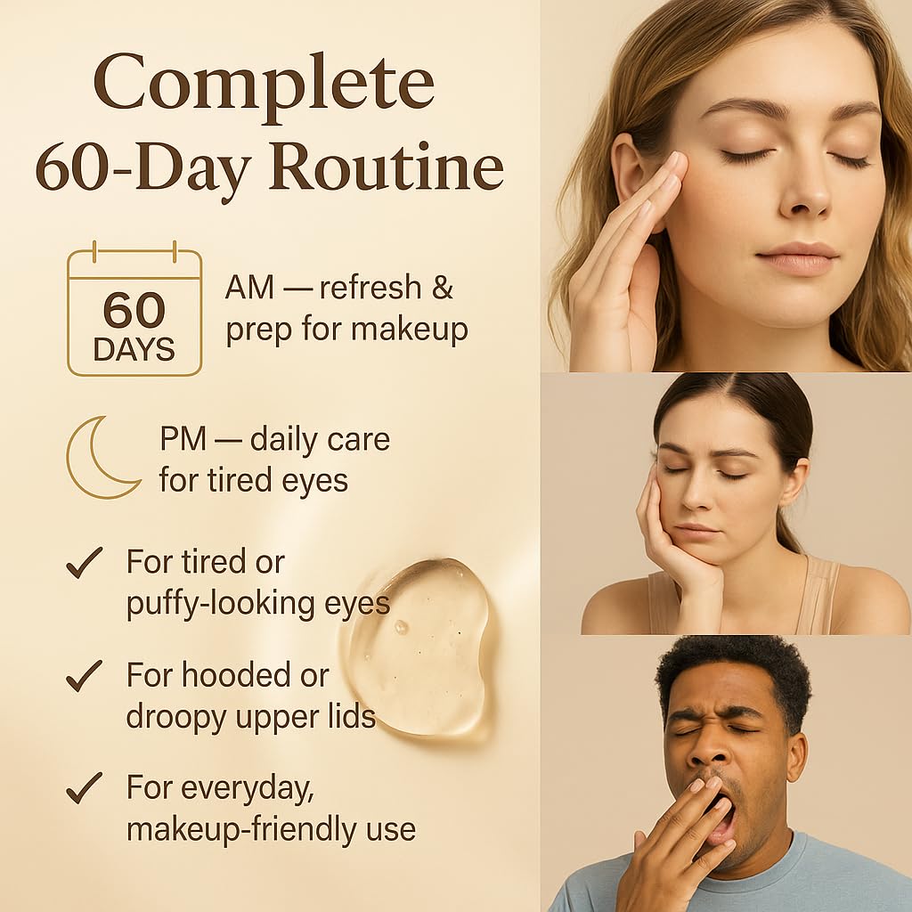 HYAT Eyelid Lift Serum – Upper & Lower Lid Care with Retinol & Hyaluronic Acid (Medium)