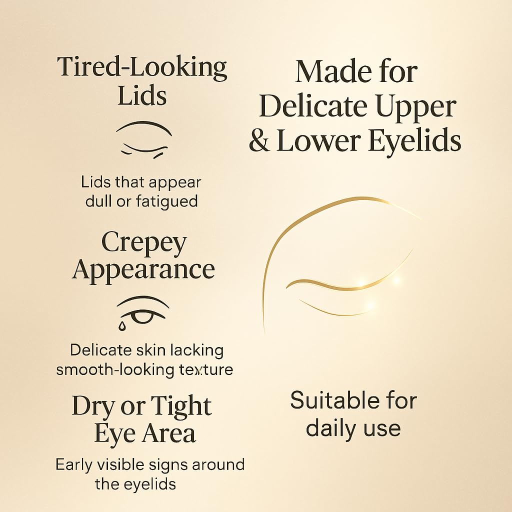 HYAT Eyelid Lift Serum – Upper & Lower Lid Care with Retinol & Hyaluronic Acid (Medium)
