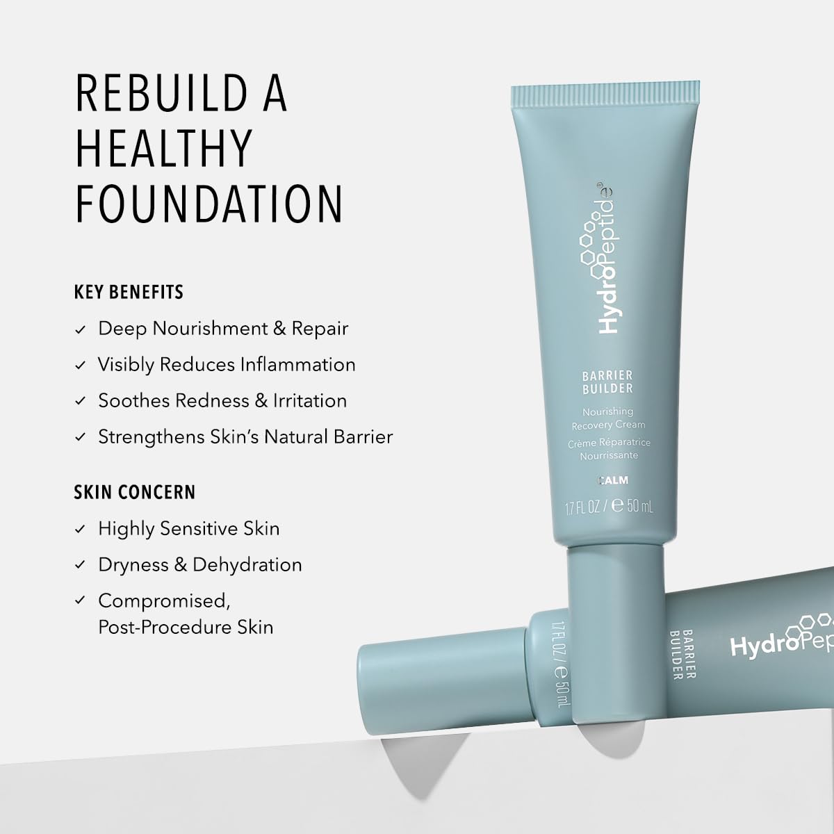 HydroPeptide Barrier Builder – Reparative Nourishing Face Cream 1.7 oz
