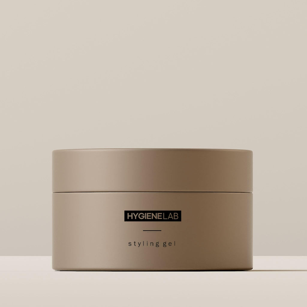 HygieneLab Men's Hair Gel – EWG Verified, Strong Hold, Matte Finish, Cedar Drift Scent