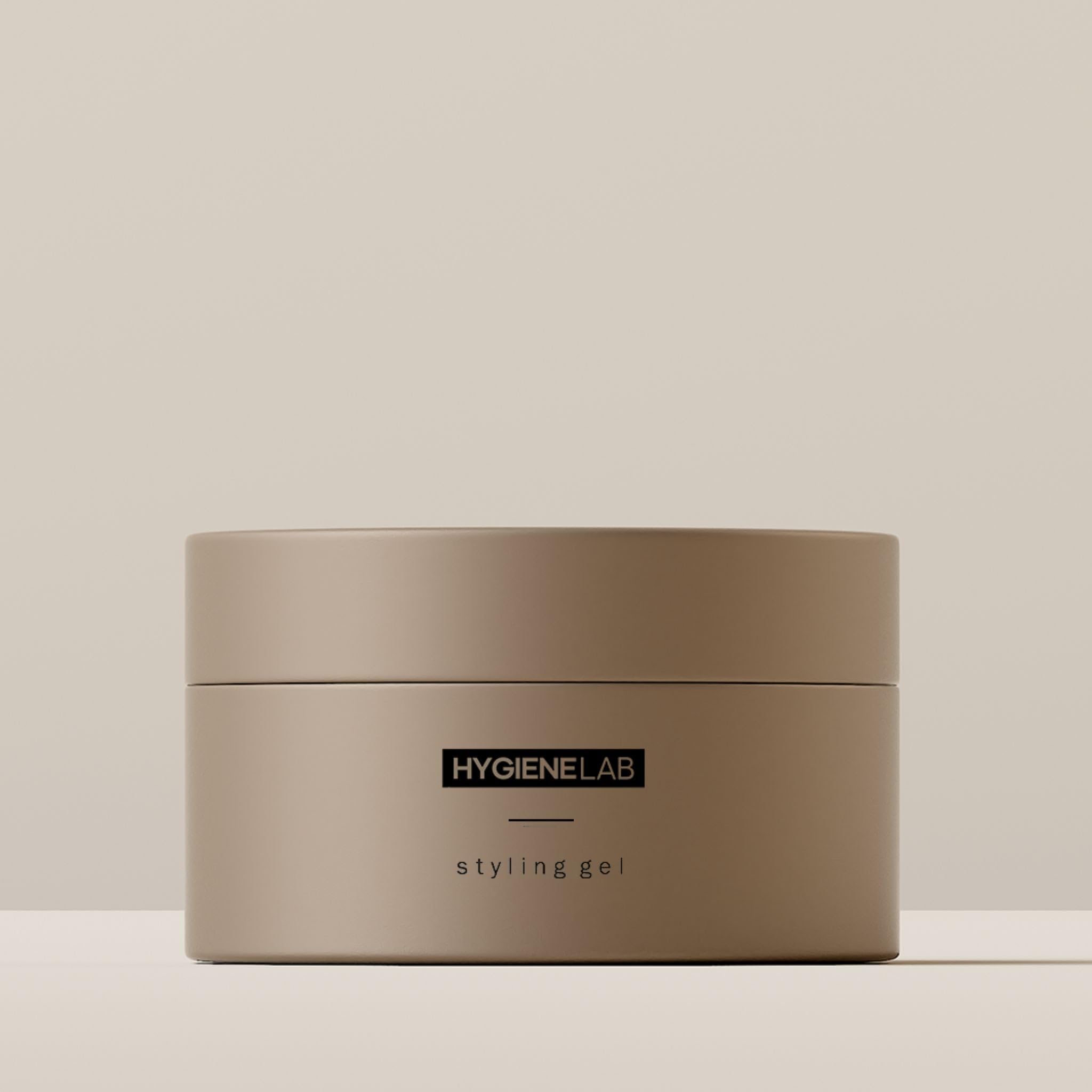 HygieneLab Men's Hair Gel – EWG Verified, Strong Hold, Matte Finish, Cedar Drift Scent