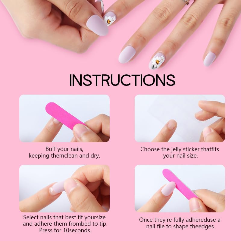 HZJXRT 30 Pcs 3D Love Heart Press-On Nails – Almond Medium, Glossy Pink Glitter Gradient for Valentine