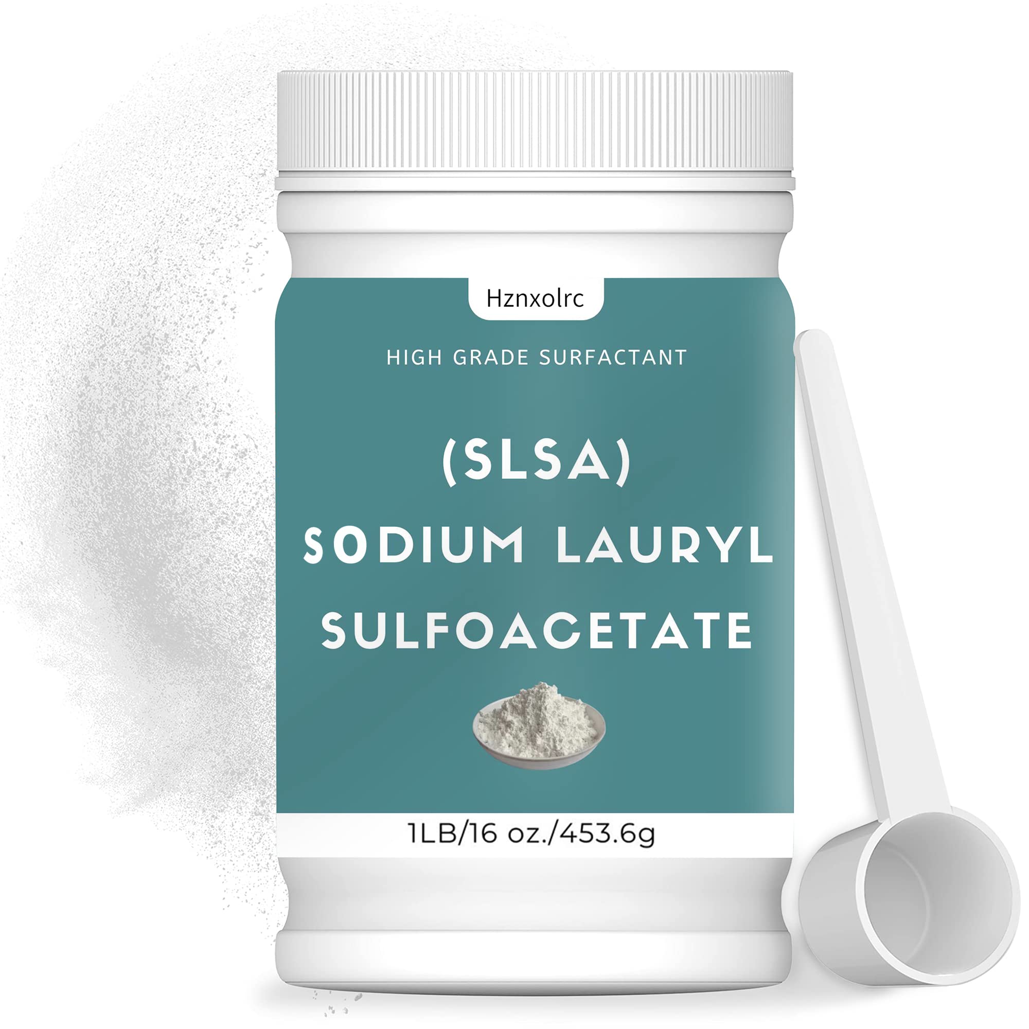 Hznxolrc 1 Pound SLSA Powder for Bath Bombs – Premium Sodium Lauryl Sulfoacetate