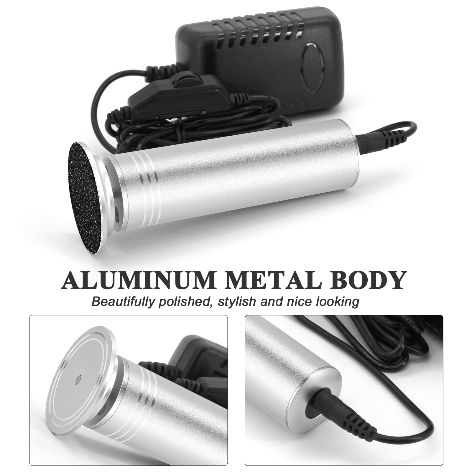I·B·N G Upgraded Electric Callus Remover — 1200RPM, 60 Replaceable Discs, Adjustable Foot File