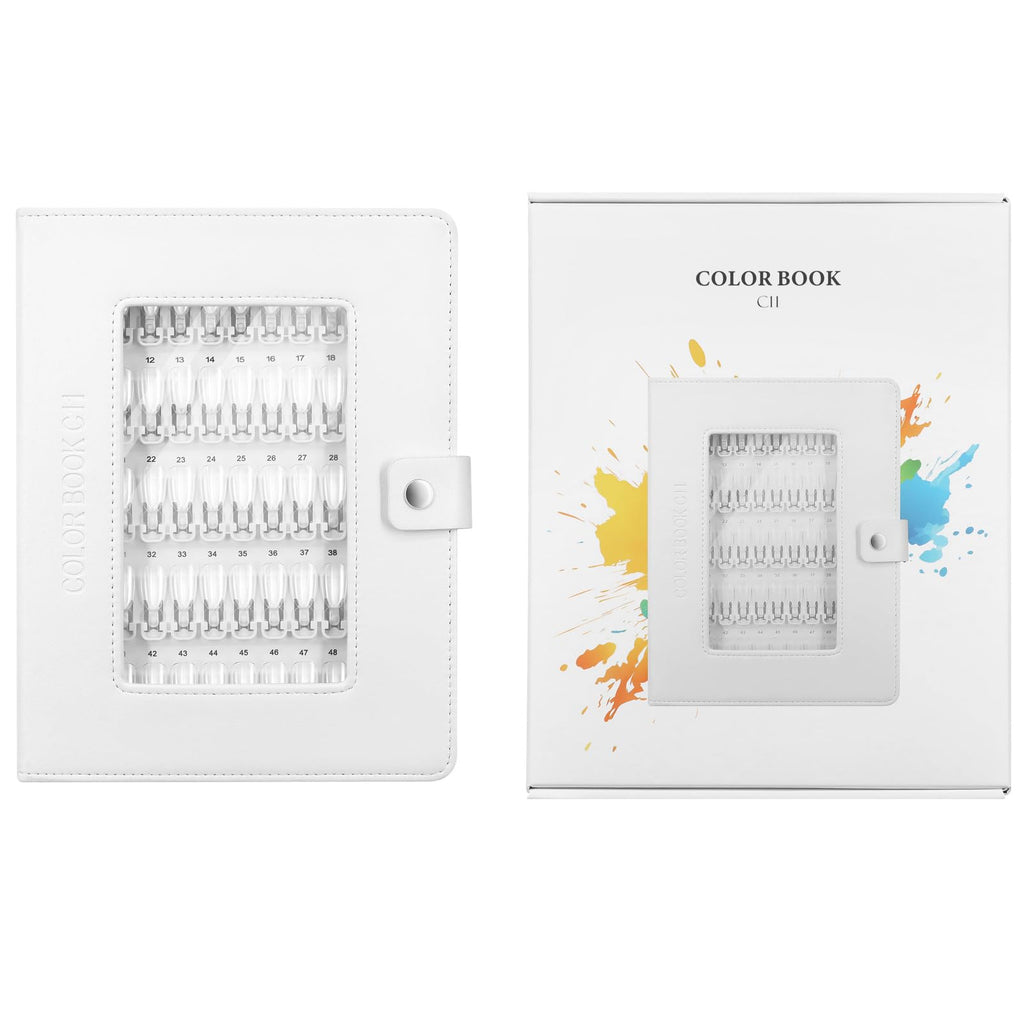 I·B·N G Upgraded Nail Color Swatches Display Book C11 – 150 Color Tips