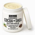 ibodycare Organic Raw Shea Butter Cocoa Butter Body Balm with Coconut Oil – 8 oz