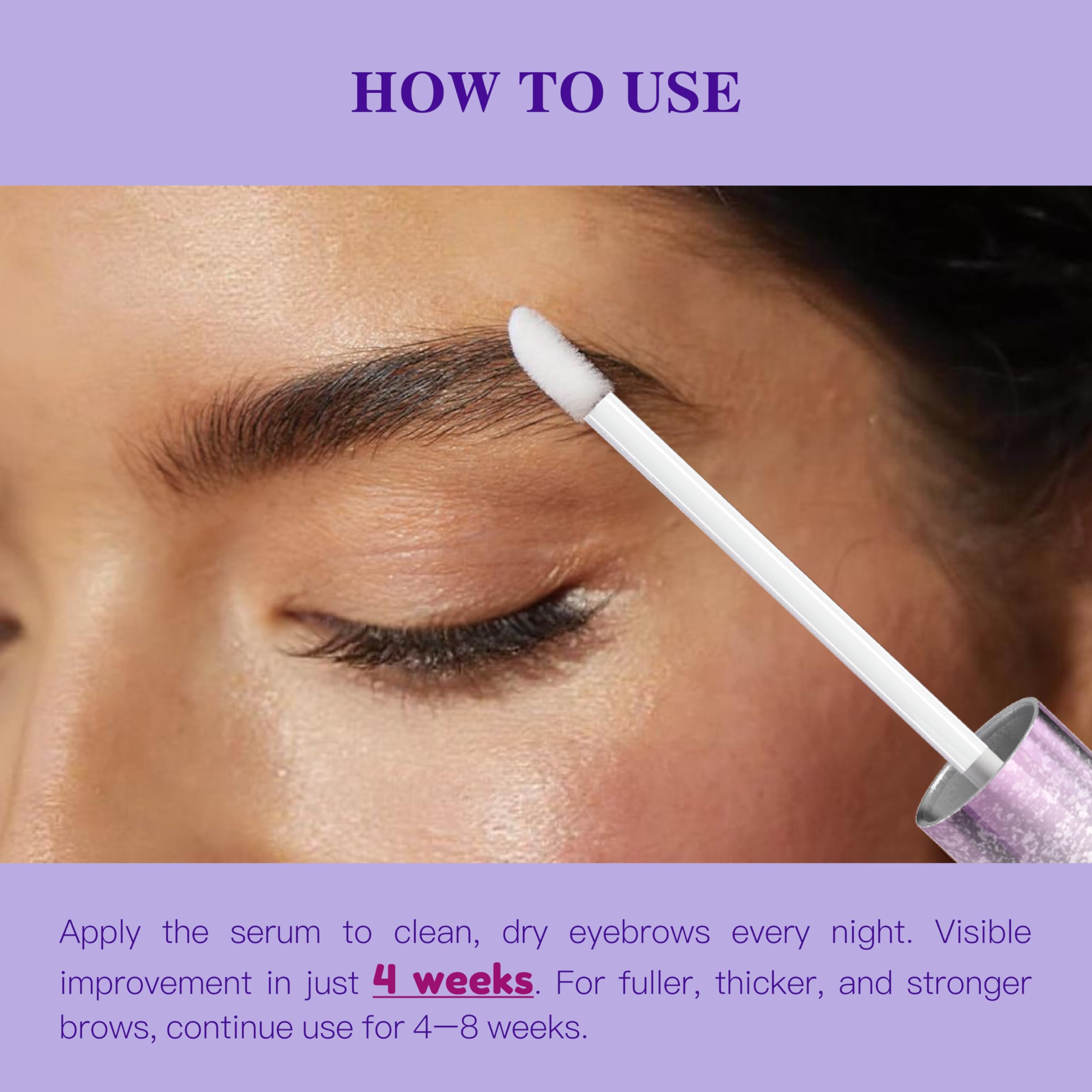 ICIKOL Eyebrow Growth Serum – 8ml Value Size, Vegan & Prostaglandin-Free