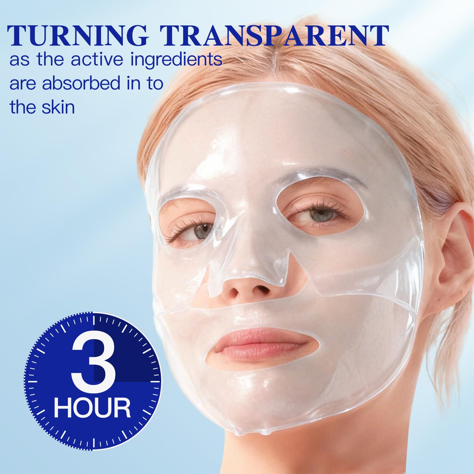 ICIKOL Deep Hydrolyzed Collagen Mask 4-Pack – Age-Defying Sheet Mask with Peptides & Hyaluronic Acid