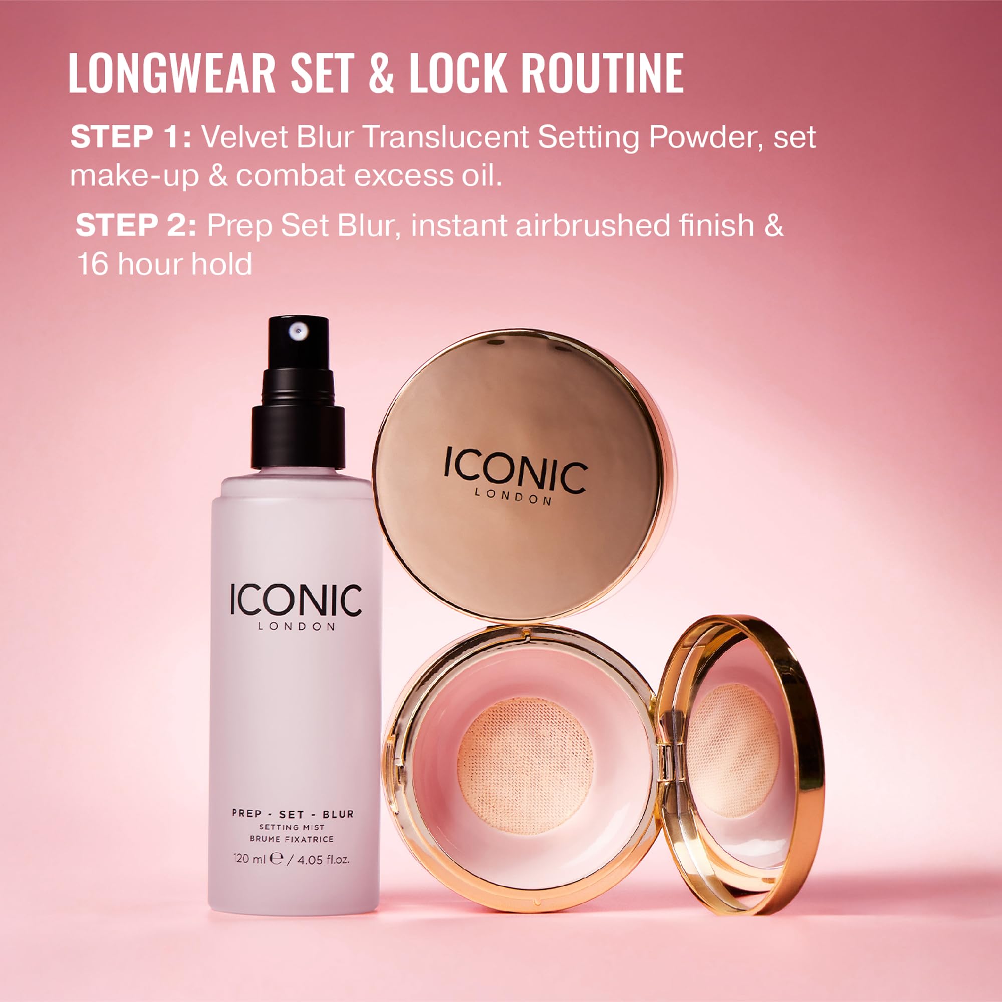 ICONIC LONDON Velvet Blur Translucent Setting Powder | Hydrating, Weightless Matte Finish